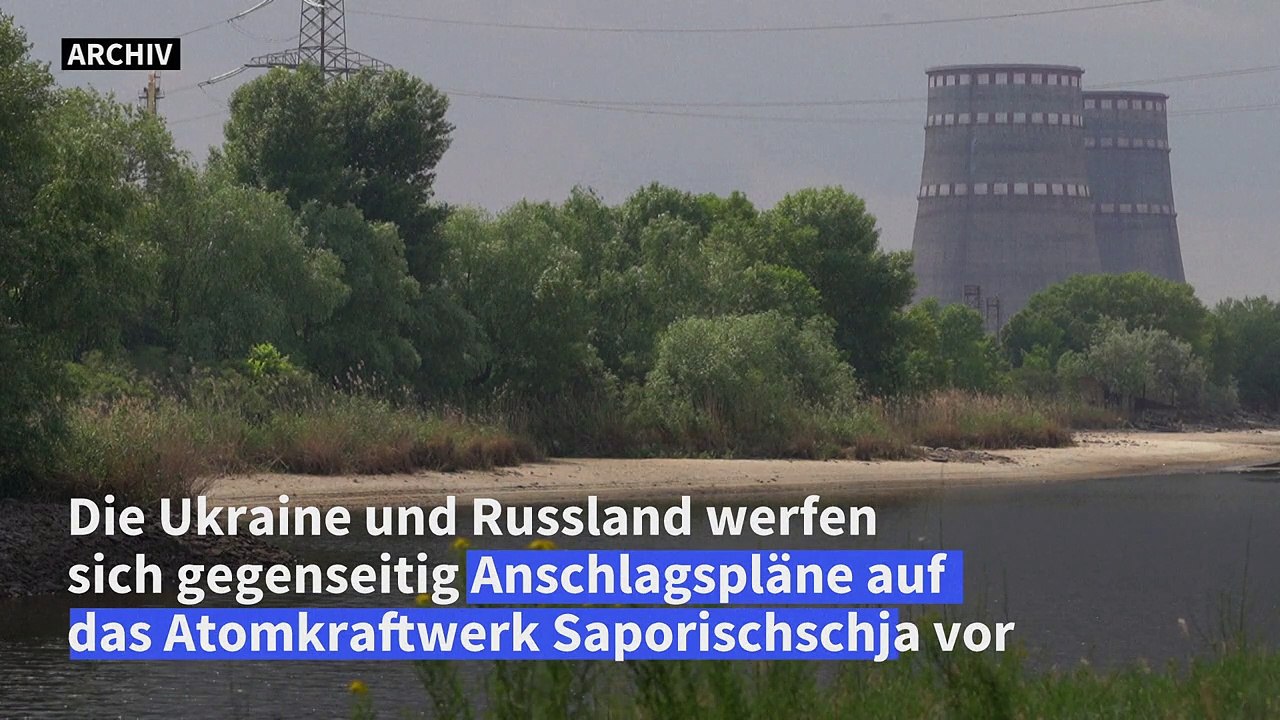 Sorge um angebliche Angriffspläne auf Atomkraftwerk Saporischschja