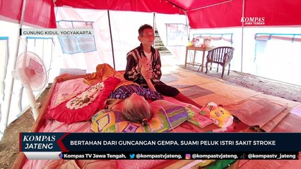 Bertahan dari Guncangan Gempa, Suami Peluk Istri yang Sakit Stroke