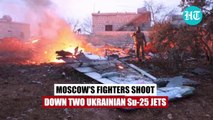 Ukraine Loses 1000 Fighters As Russia Unleashes TOS-1 Flamethrowers; Kyiv's Two Su-25 Jets Gutted