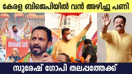 തമ്മിലടി തീരുമോ?സുരേന്ദ്രന് മാറ്റം, BJPയിൽ വൻ അഴിച്ചുപണി