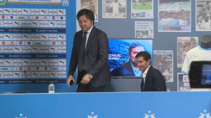 Football: l'OM présente Marcelino, son nouvel entraîneur