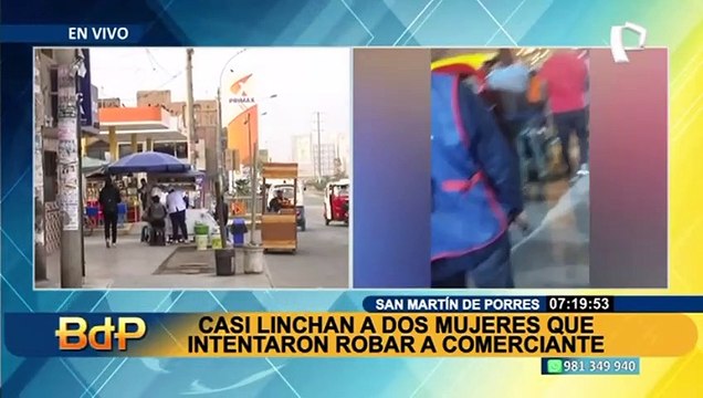 Casi linchan a dos ladronas en SMP por golpear a un comerciante