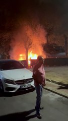 Espectacular explosión en Barcelona: arde un camión de la basura en Pedralbes