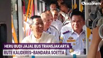 Pj Gubernur DKI Heru Budi Jajal Bus TransJakarta Rute Kalideres-Bandara Soetta