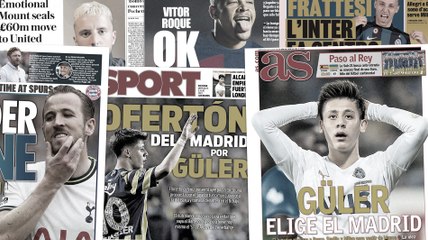 La victoire surprise du Real Madrid sur le Barça pour Arda Güler choque l’Espagne, le Bayern toujours confiant pour Harry Kane