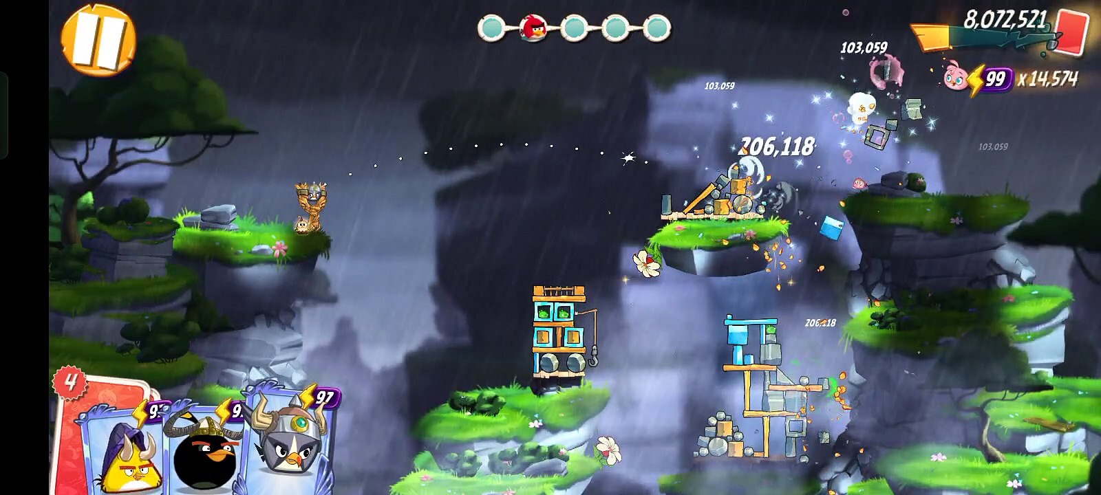 Angry Birds 2 | Level 90 | Boss Level | Hitting Fun | Angry Bird 2 Show ...