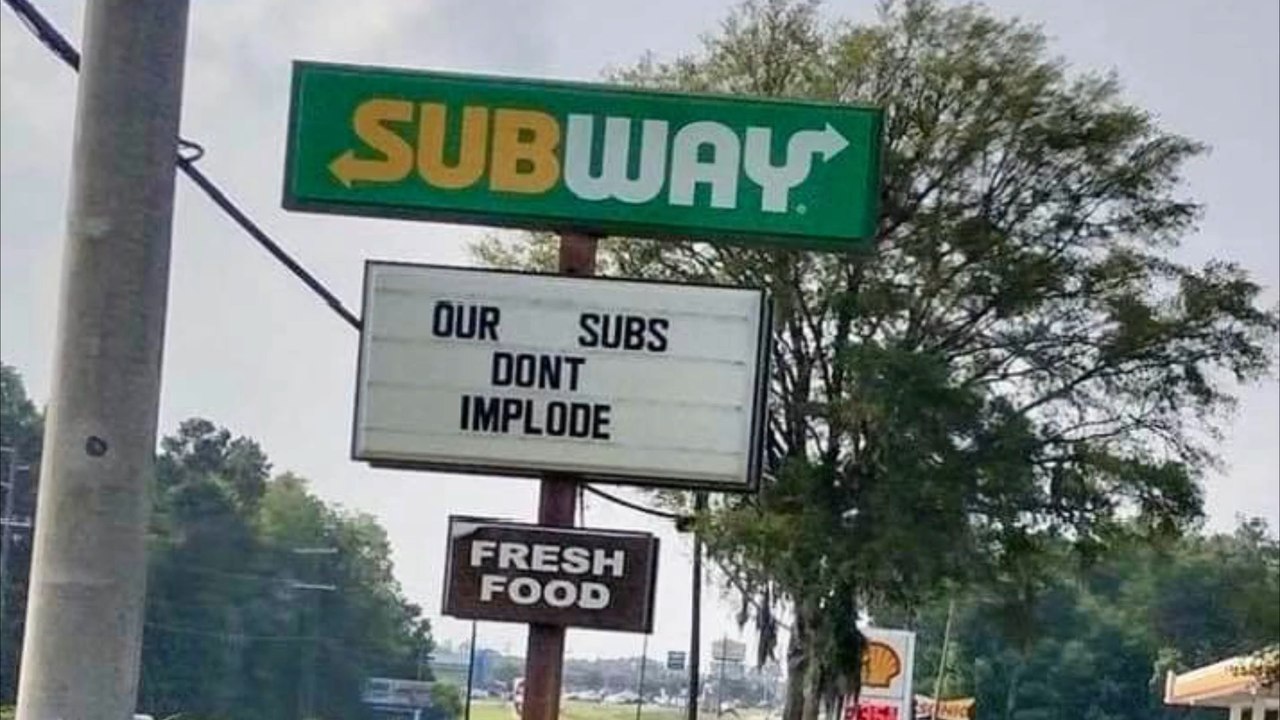 Subway-filiale macht sich über u-boot-unglück lustig