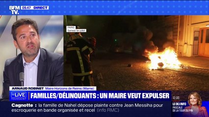 "Celles et ceux qui doivent rester dans leur logement et dans le quartier sont celles et ceux qui n'ont rien à se reprocher" déclare Arnaud Robinet, maire Horizons de Reims