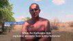 Ukrainian farmer continues harvesting despite devastation of Kakhovka dam collapse
