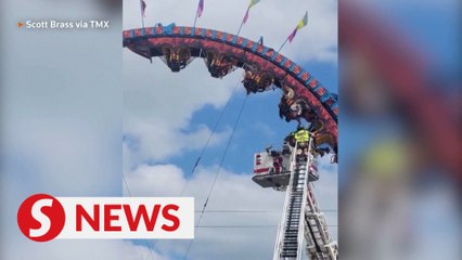Rollercoaster riders stuck upside down for hours