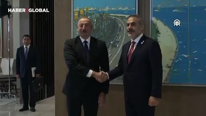 Download Video: Azerbaycan Cumhurbaşkanı İlham Aliyev, Dışişleri Bakanı Hakan Fidan'ı kabul etti