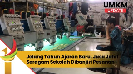 Jelang Tahun Ajaran Baru, Jasa Jahit Seragam Sekolah Dibanjiri Pesanan