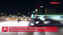 İstanbul’da ilginç olay! Yola atlayan kadın sürücülerin kabusu oldu