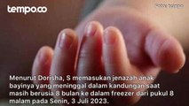 Ayah Simpan Mayat Bayi di Freezer, Polisi Ungkap Alasannya