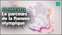 Le parcours de la flamme olympique des JO de Paris 2024