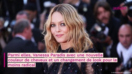 Vanessa Paradis surprenante, elle change radicalement de couleur de cheveux