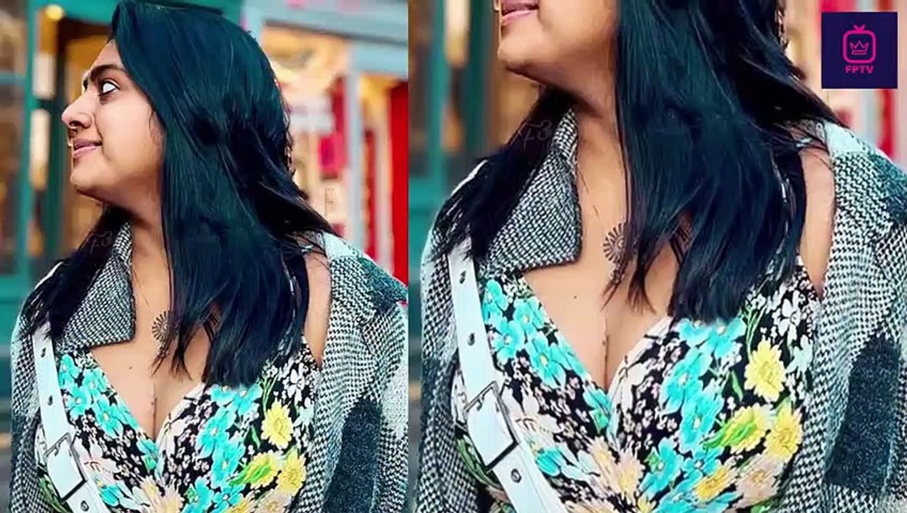 Nimisha Sajayan Looking Cute In Saree outfits
