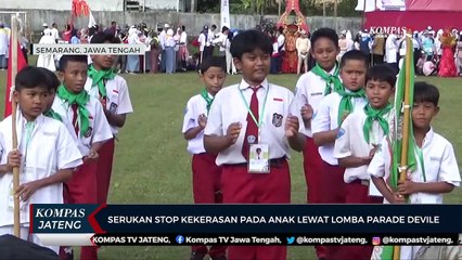 Serukan Stop Kekerasan Pada Anak Lewat Lomba Parade Devile