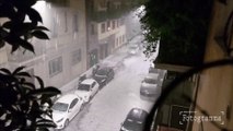 Maltempo, pioggia e grandine nella notte a Milano. Caduti 37mm d'acqua