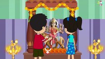 Gattu Chinki and Navratri _ Dandiya, and Garba _ English Cartoon _ Moral Stories _ PunToon Kids