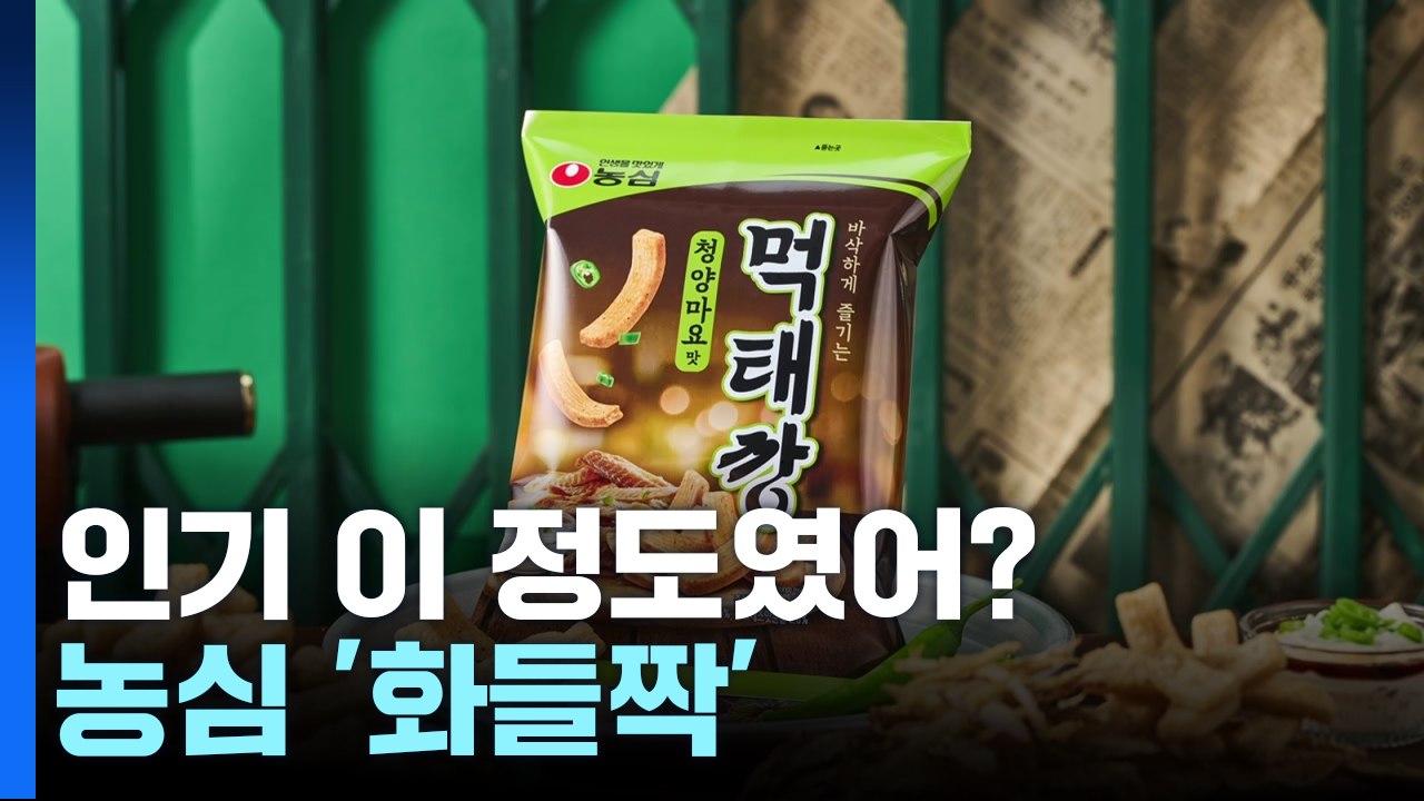 [기업] 농심, '100만 봉 돌파' 신제품 먹태깡 생산량 늘린다 / YTN