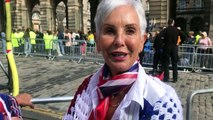 People gather on Royal Mile ahead of King Charles' Coronation in Edinburgh