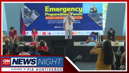 Paghahanda sa kalamidad para sa mga senior citizen, PWD
