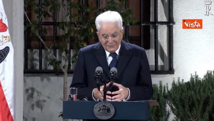 Mattarella: Accrescere collaborazione tra Italia e Cile