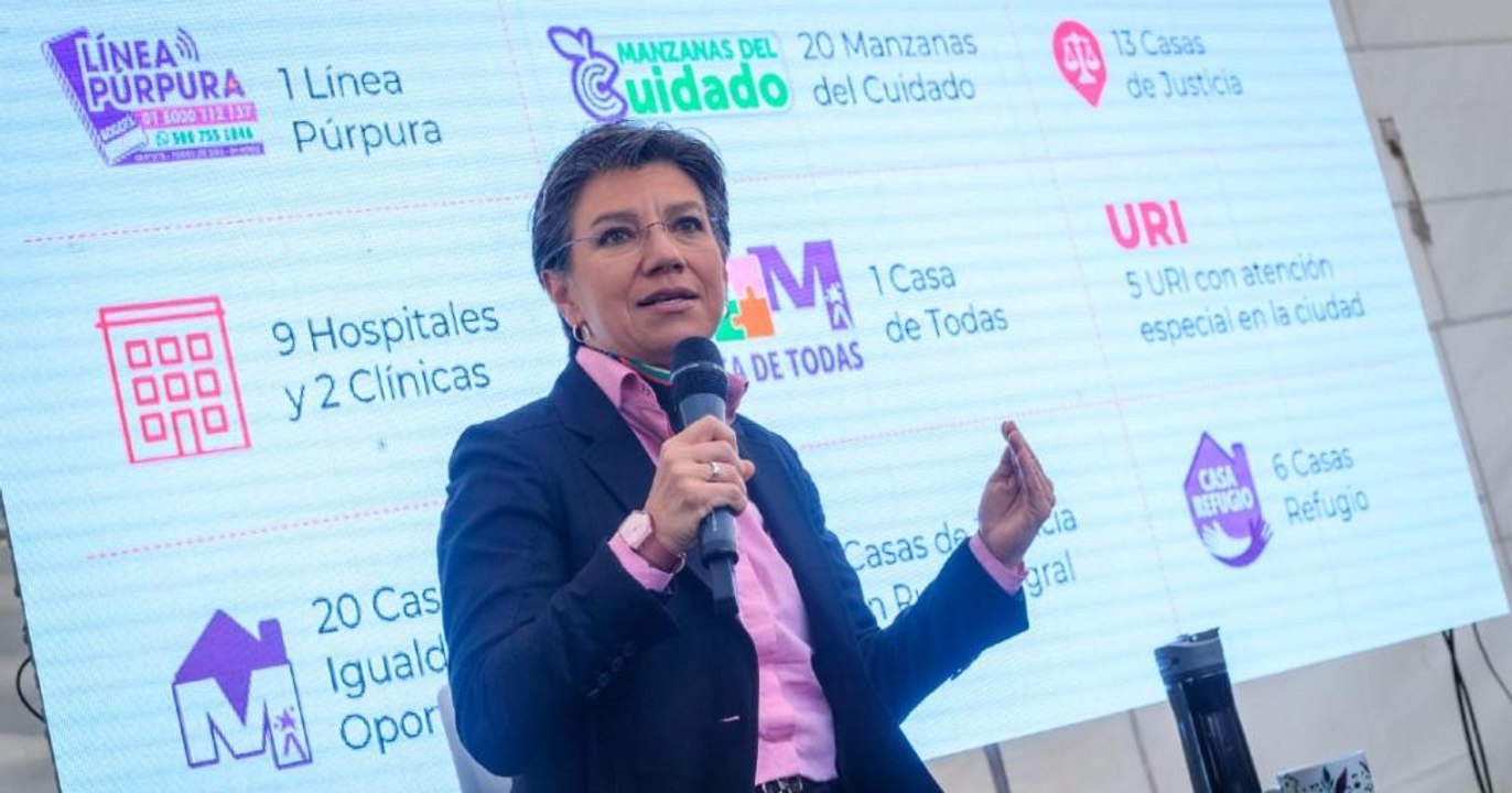 Claudia López quiere hacerle frente a la inseguridad con un proyecto de Policía propia para Bogotá