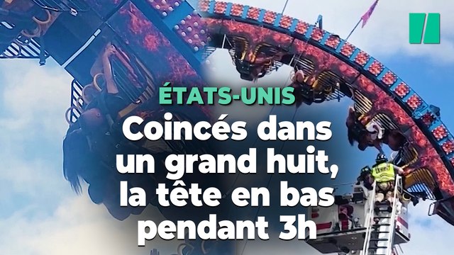 Dans le Wisconsin, ces passagers coincés dans un grand huit ont passé plusieurs heures la tête en bas