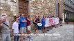 Firenze, la protesta Gkn davanti a Palazzo Vecchio