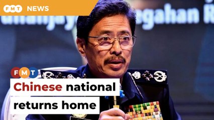 Chinese national in KLIA commotion has returned home, says Azam