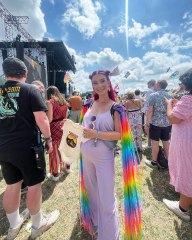'I went to Glastonbury while 30 weeks pregnant - and I'll take my baby next year!'