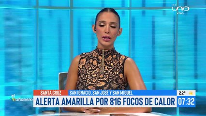 Activan alerta amarilla por 816 focos de calor en San Ignacio, San José y San Miguel