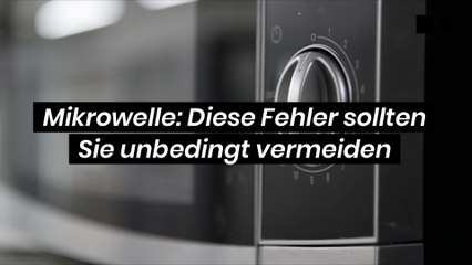 Download Video: Mikrowelle: Diese Fehler sollten Sie unbedingt vermeiden