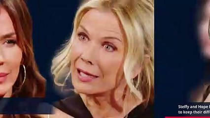 Steffy Weighs The Scale- Extends an Olive Branch Toward Hope_ The Bold and The B