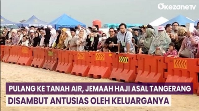 Pulang ke Tanah Air, Jemaah Haji Asal Tangerang Disambut Antusias oleh Keluarganya