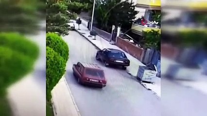 Oto hırsızı kadın önce kameralara ardından polise yakalandı