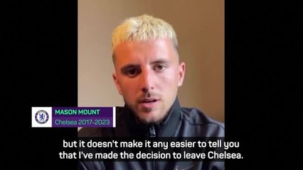 Descargar video: Mount confirms Chelsea exit ahead of Manchester United move