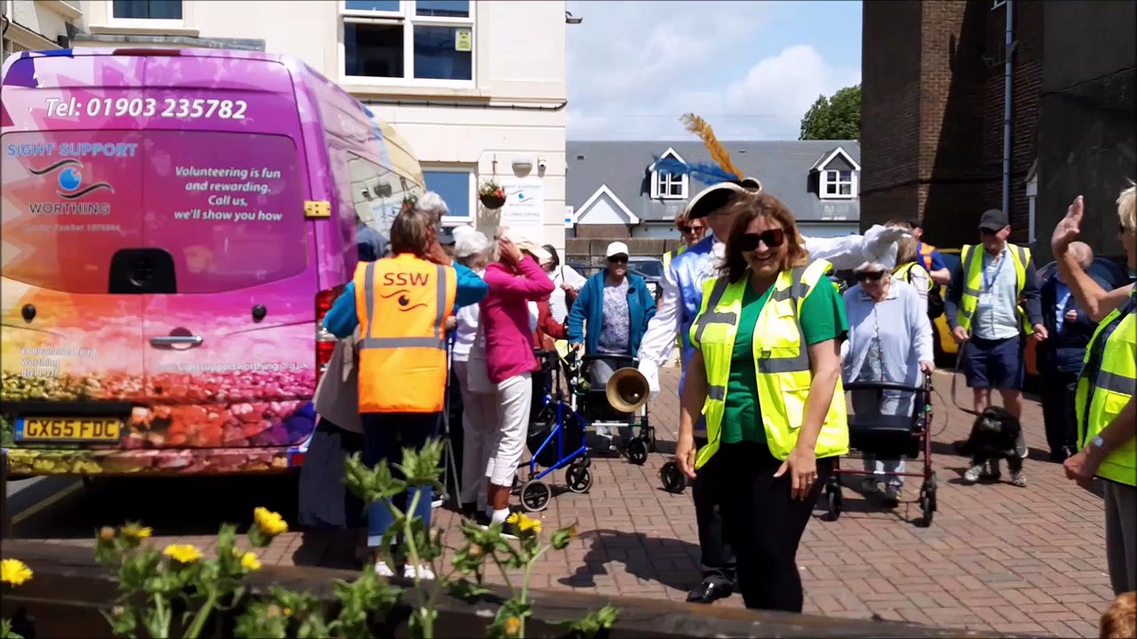 Sight Support Worthing celebration walk