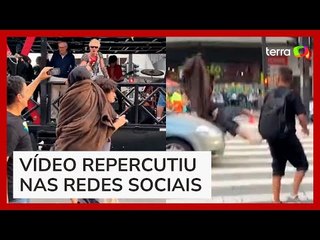 Homem é atropelado durante 'show surpresa' de Supla na Avenida Paulista