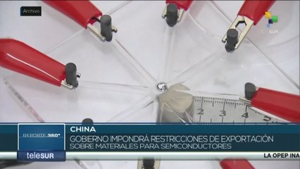 Reporte 360° 05-07: China impondrá controles a la exportación de materiales para semiconductores