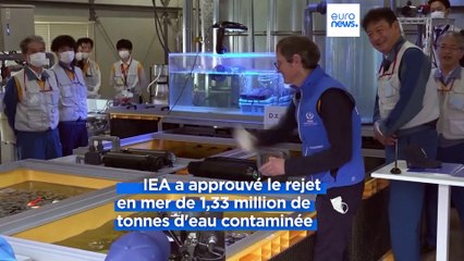 Fukushima : le chef de l'AIEA rencontre des habitants avant le rejet des eaux de la centrale