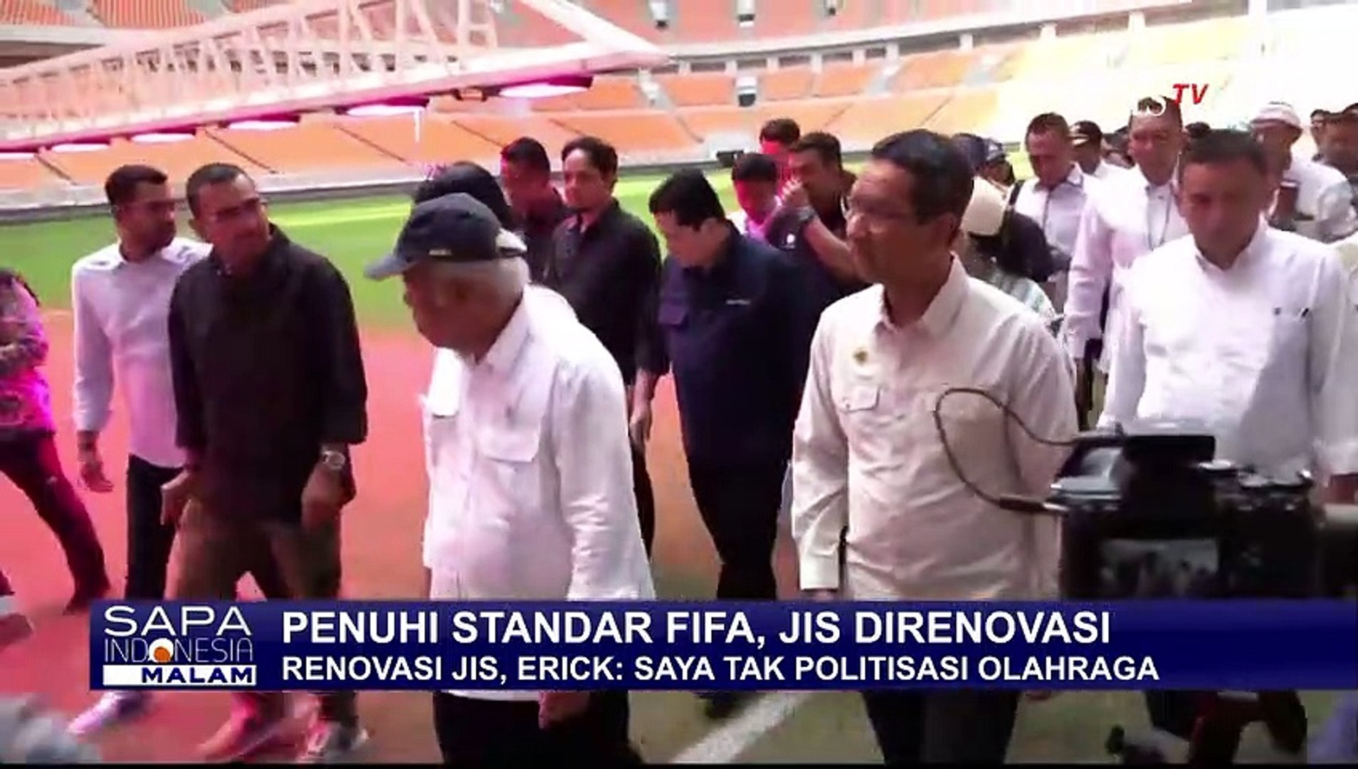 ⁣Soal Tudingan Renovasi JIS Bernuansa Politis, Erick Thohir: Saya Tak Politisasi Olahraga!