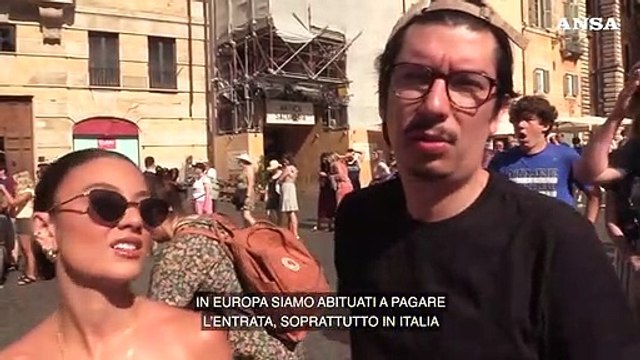 Da oggi si paga per visitare il Pantheon, i turisti non si lamentano