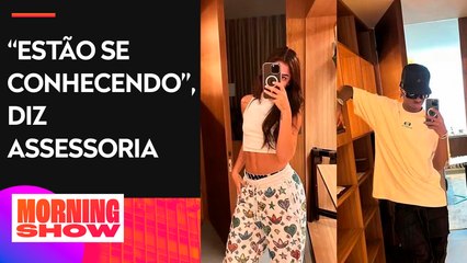 Key Alves e Vinícius Júnior postam foto no mesmo quarto de hotel