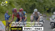 Félix Gall attacks again  - Stage 5 - Tour de France 2023