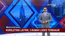 Diduga Korsleting Listrik, 3 Rumah di Kabupaten Sukabumi Ludes Terbakar