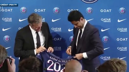 La présentation de Luis Enrique