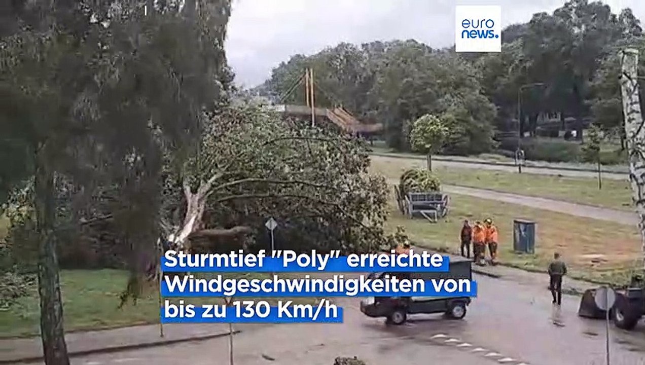 'Für einen Sommersturm wirklich extrem': Unwetter fegt über Holland und Deutschland